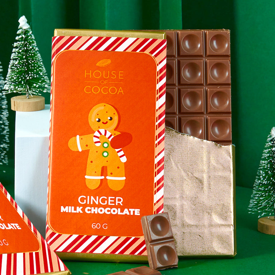 Ginger Chocolate Bar House of Cocoa