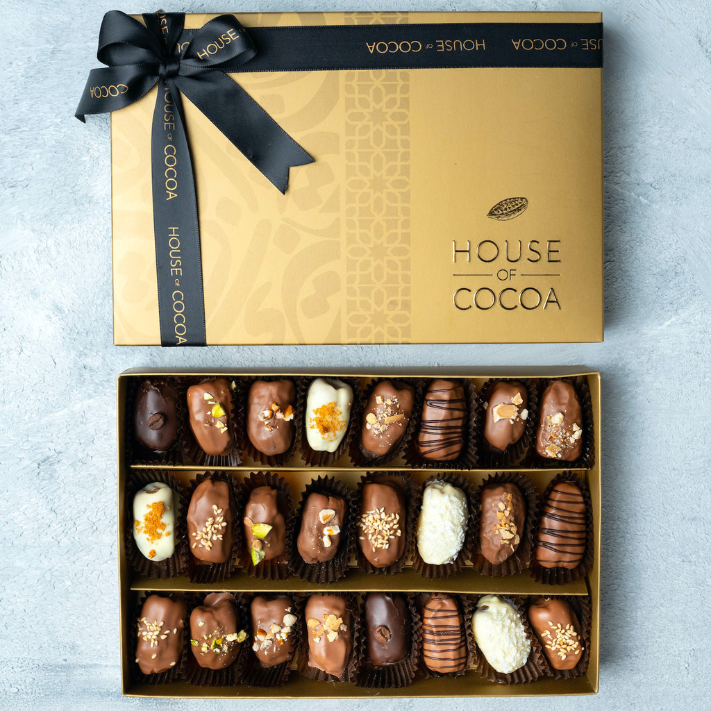Dates Box Small Cocoa’s Chocolate Dates Boxes – House of Cocoa